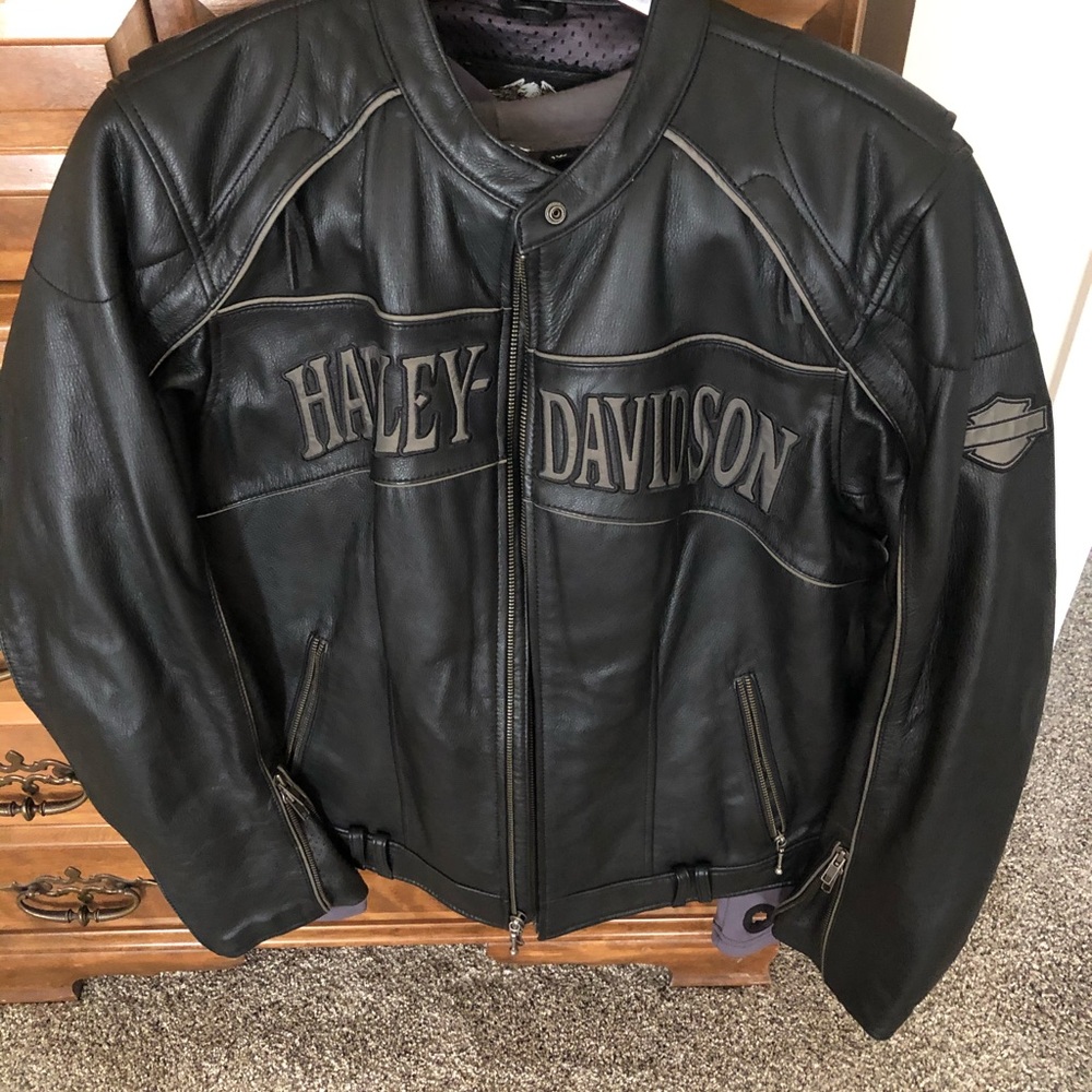 Harley-Davidson leather riding jacket